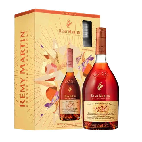 Remy Martin 1738 Accord Royal Cognac Shaker Gift Pack 70CL