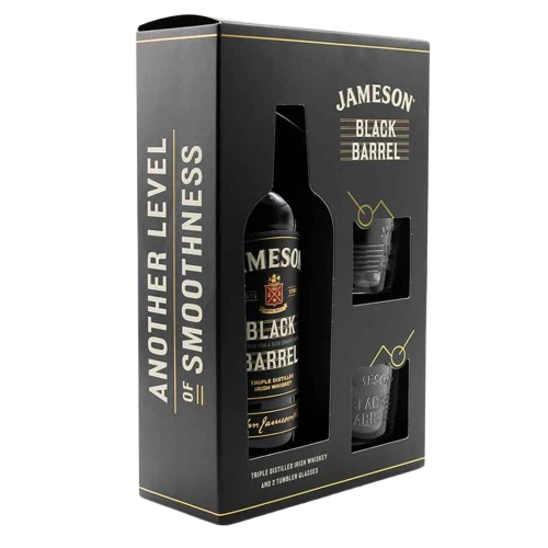 Jameson Black Barrel Irish Whiskey Gift Pack 70CL