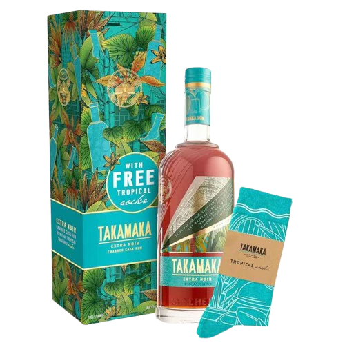 Takamaka Extra Noir Rum Gift Set 70CL