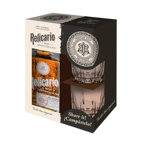 Relicario Ron Dominicano Rum Gift Pack 70CL