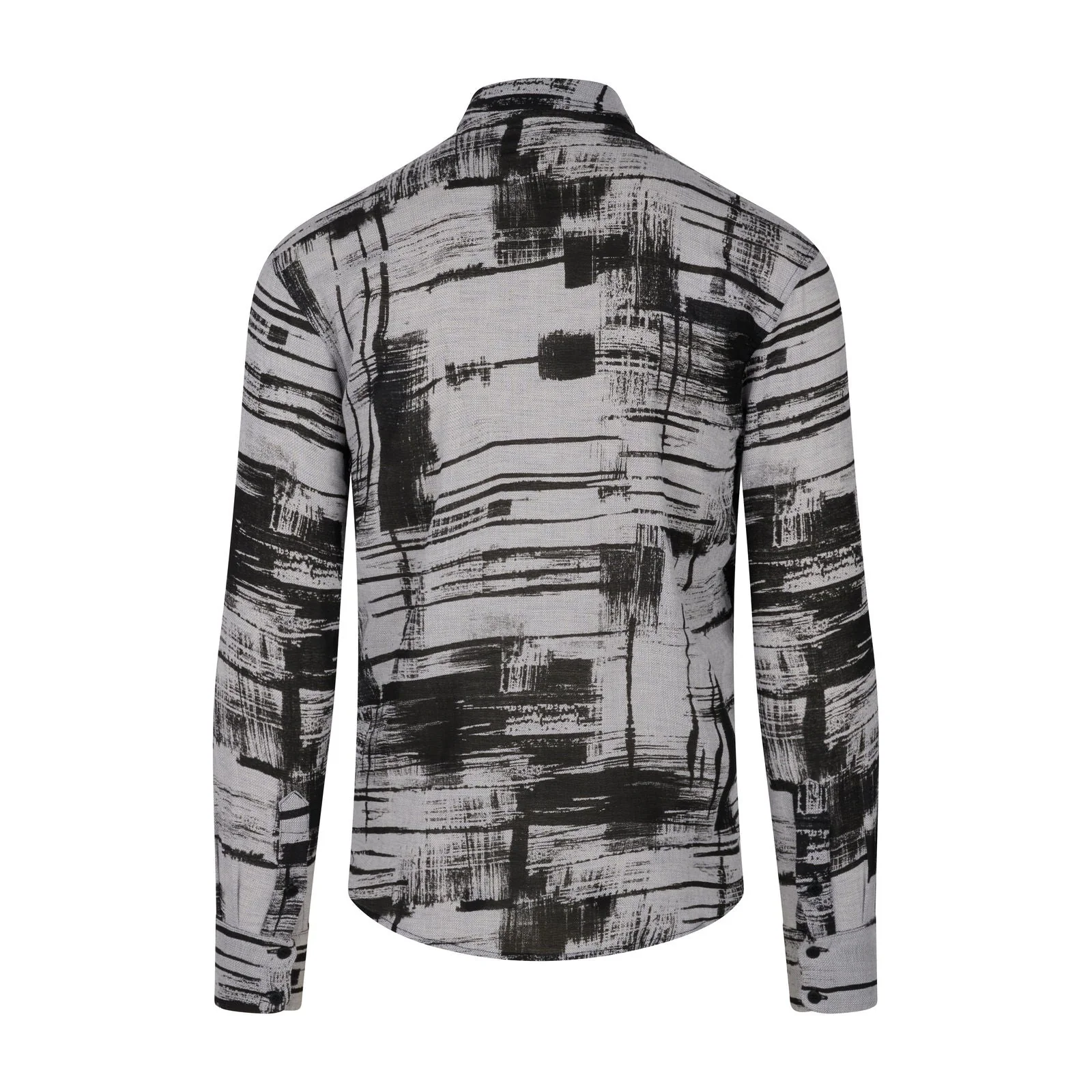 Geometric Harmony Linen Shirt