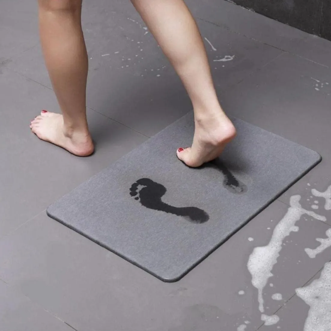 Tapis De Bain Écologique En Terre De Diatomée