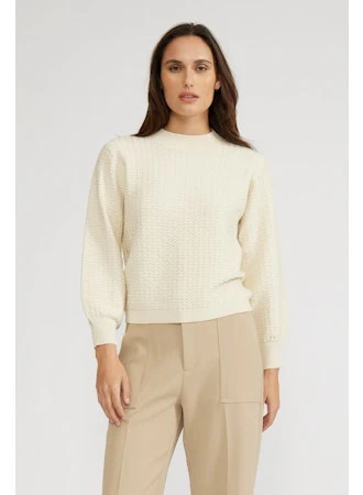 Britney Textured Knit Top