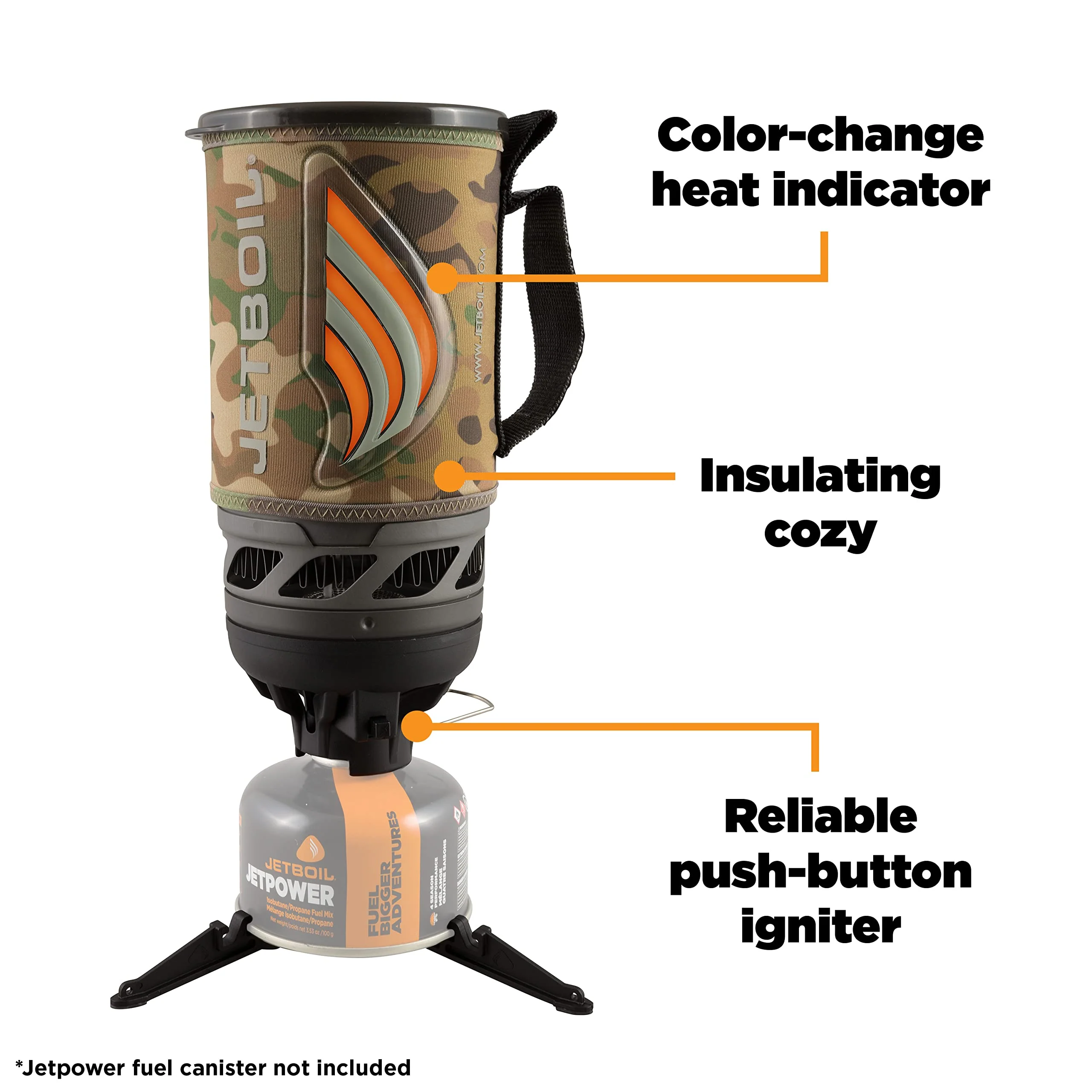 Jetboil Flash Camping and Backpacking Stove Cooking System