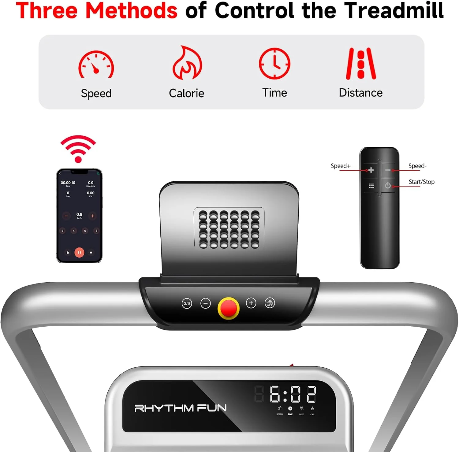 RHYTHM FUN CP01 Foldable Treadmill with Incline