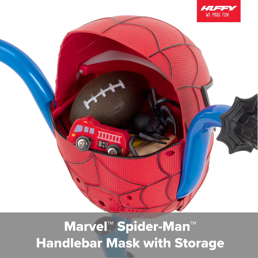Huffy Marvel Spider-Man 12′′ Boys’ Bike with Training Wheels, Easy Assembly, Ages 3-5