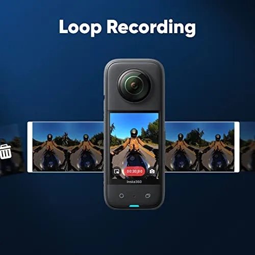 Insta360 X3 Motorcycle Kit- Waterproof 360 Action Camera with 1/2