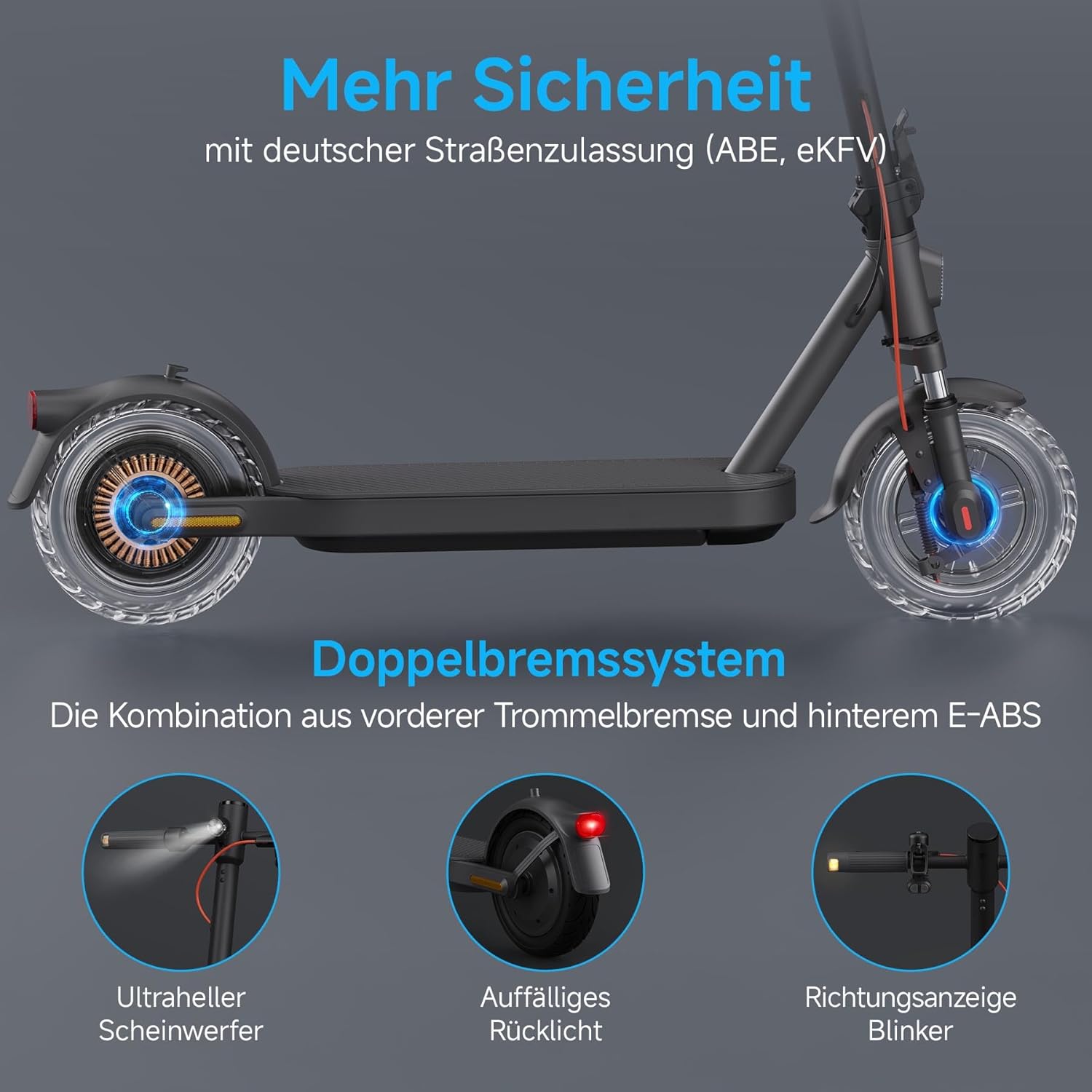 Xiaomi E-Scooter with German Road Legal (Max 20 km/h, Up to 70 km Range & 25 Percent Incline, Pneumatic Tyres, Dual Brakes, Display, Aluminium Body, App)