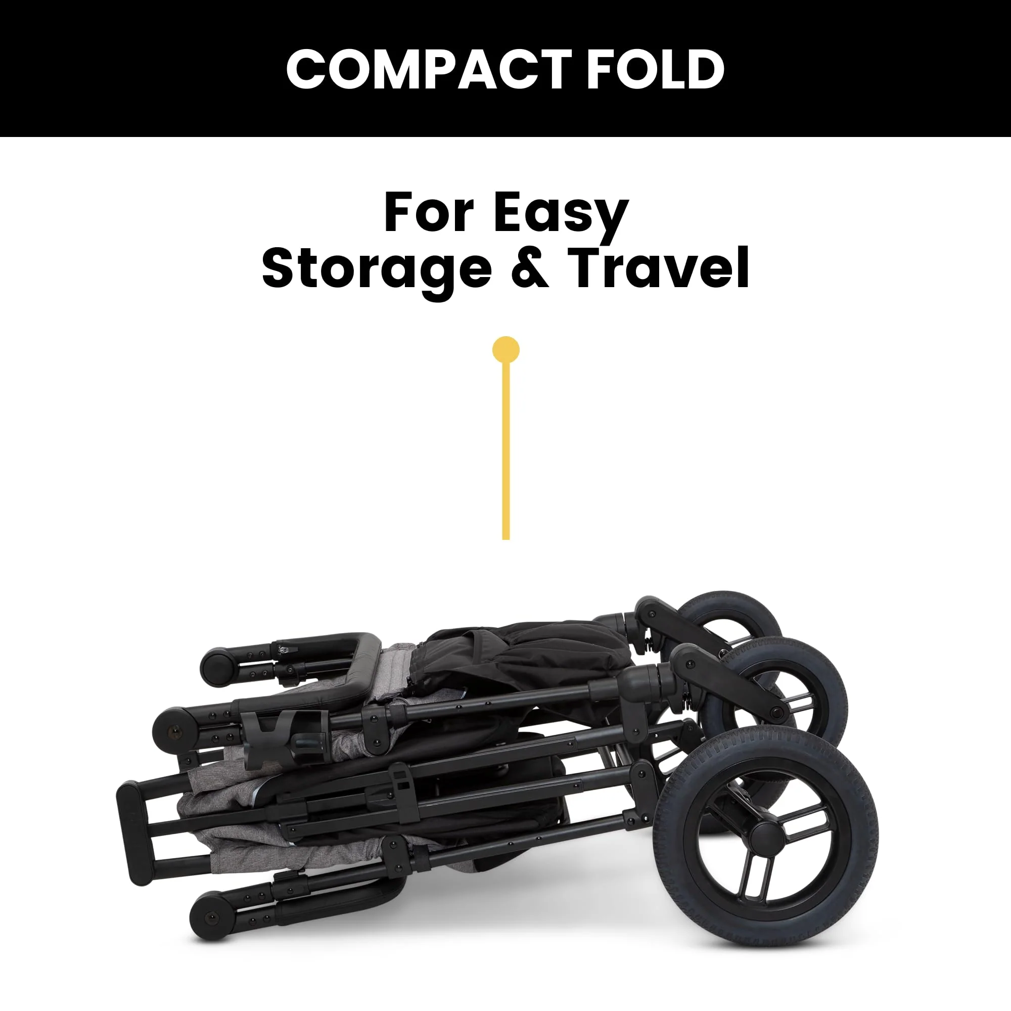 Jeep Wrangler Deluxe 4 Seater Stroller Wagon by Delta Children