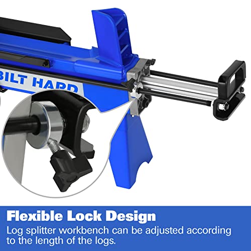 BILT HARD Log Splitter 6.5 Ton, Wood Splitter Electric Powered 15Amp with Hydraulic Ram