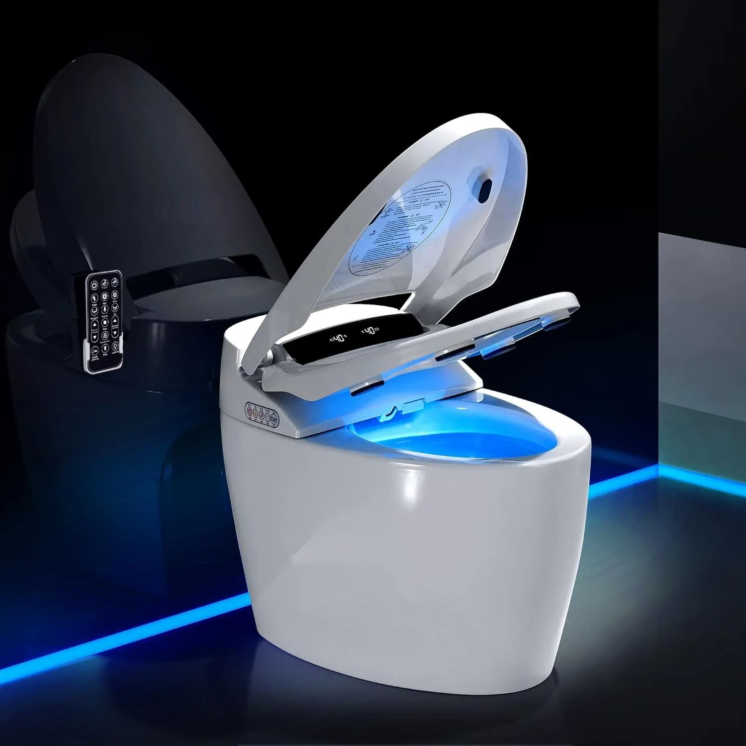XEK Smart Toilet, One Piece Bidet Toilet for Bathrooms