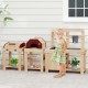3-Piece Outdoor Kitchen Set Mud Kitchen with Separate BBQ Grill and Pizza Oven