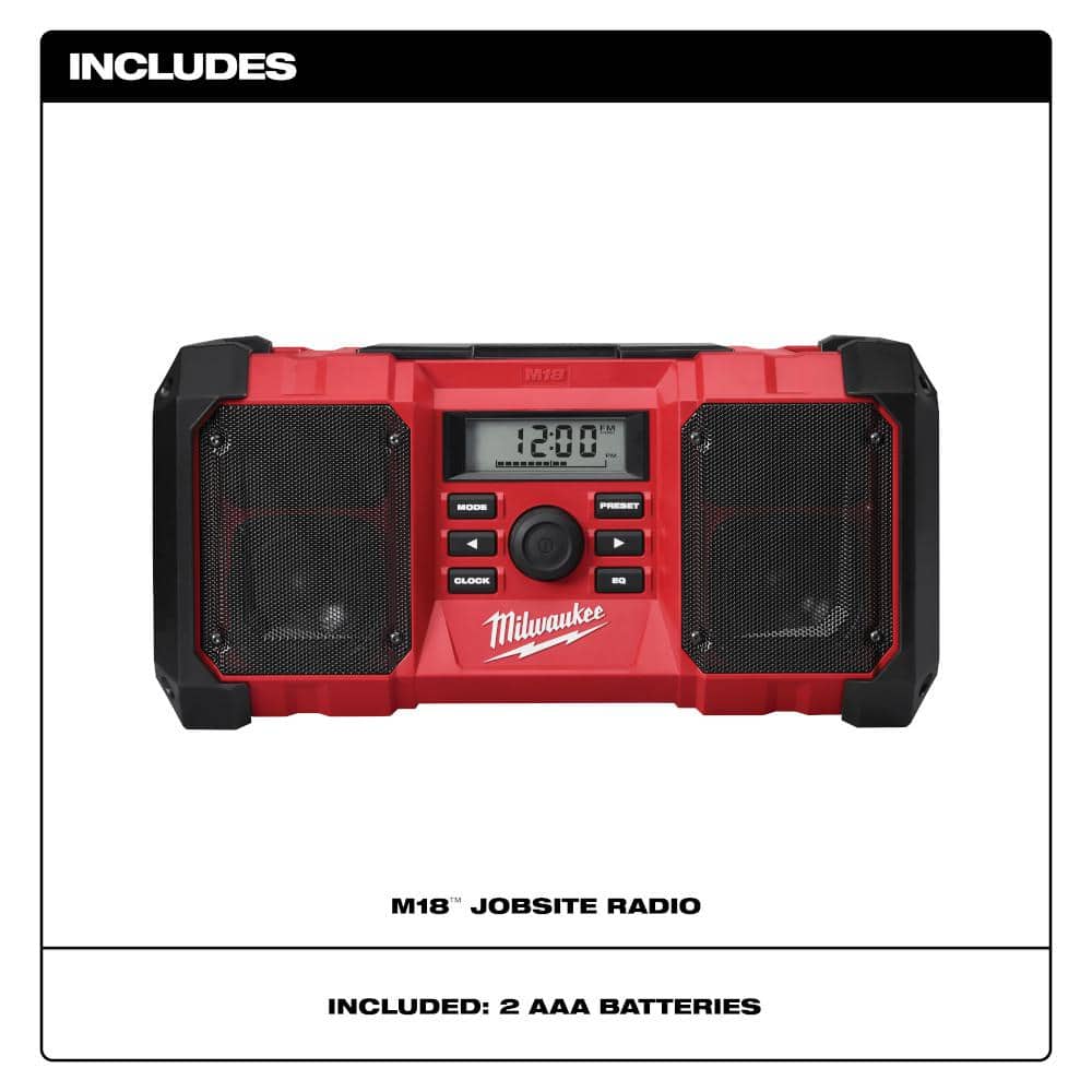 2890-20 M18 18-Volt Lithium-Ion Cordless Jobsite Radio