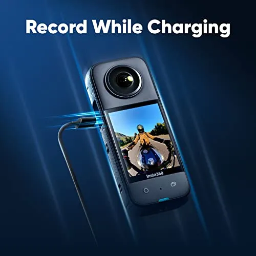 Insta360 X3 Motorcycle Kit- Waterproof 360 Action Camera with 1/2