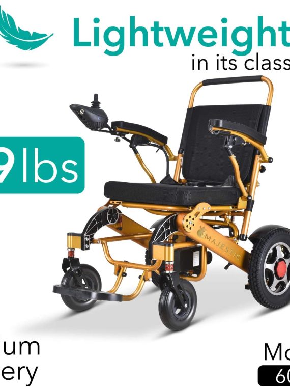 2020 Model Wide Seats Fold & Travel Lightweight Wheelchair Motor Motorized Wheelchairs Electric Silla De Ruedas Power Wheelchair Power Scooter Aviation Travel Safe Heavy Duty Mobility Aids Chair