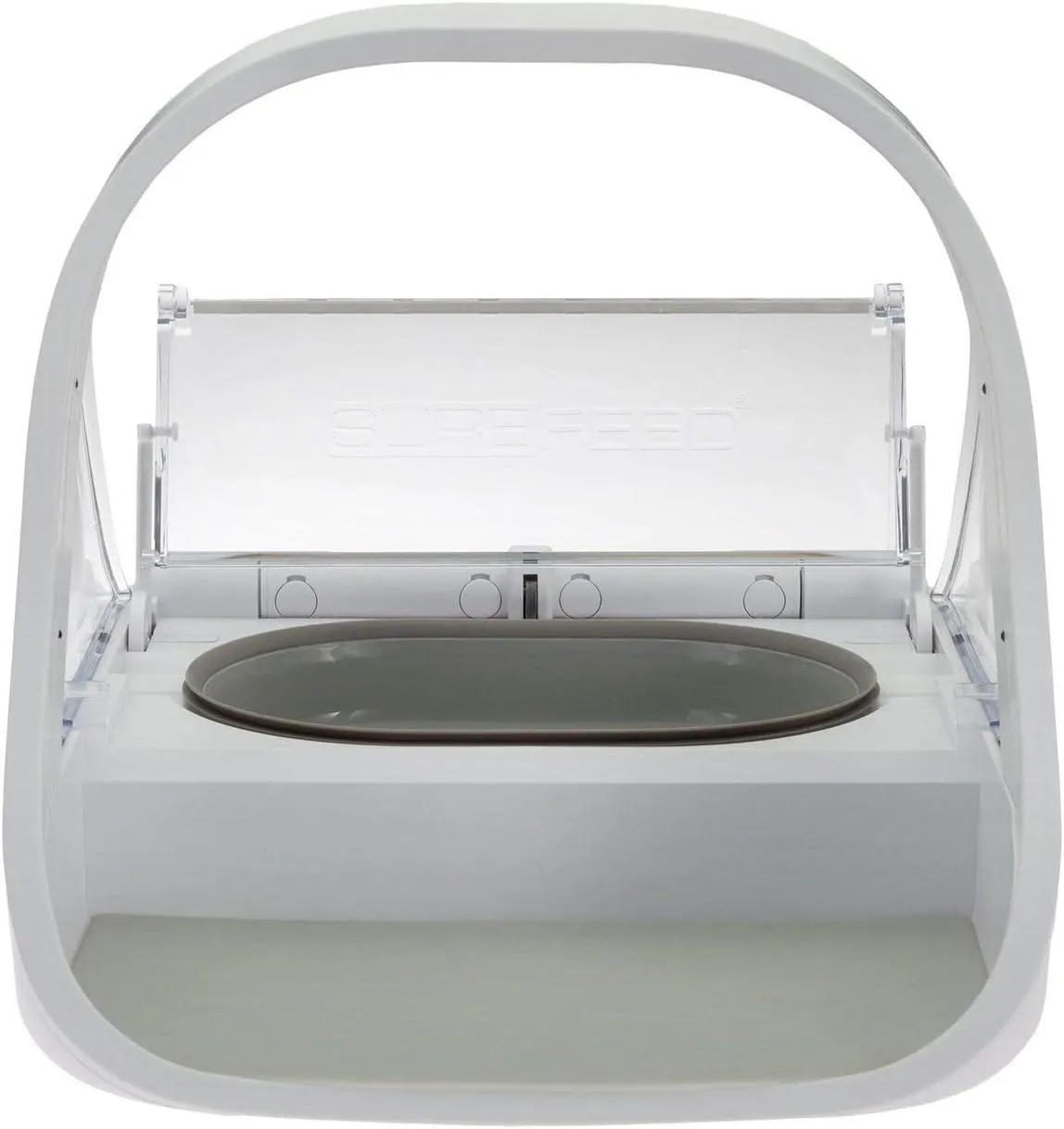 Automatic Pet Feeder -Microchip Pet Feeder - MPF001 - Suitable for Both Wet and Dry Food - Bonus eOutletDeals Pet Towel