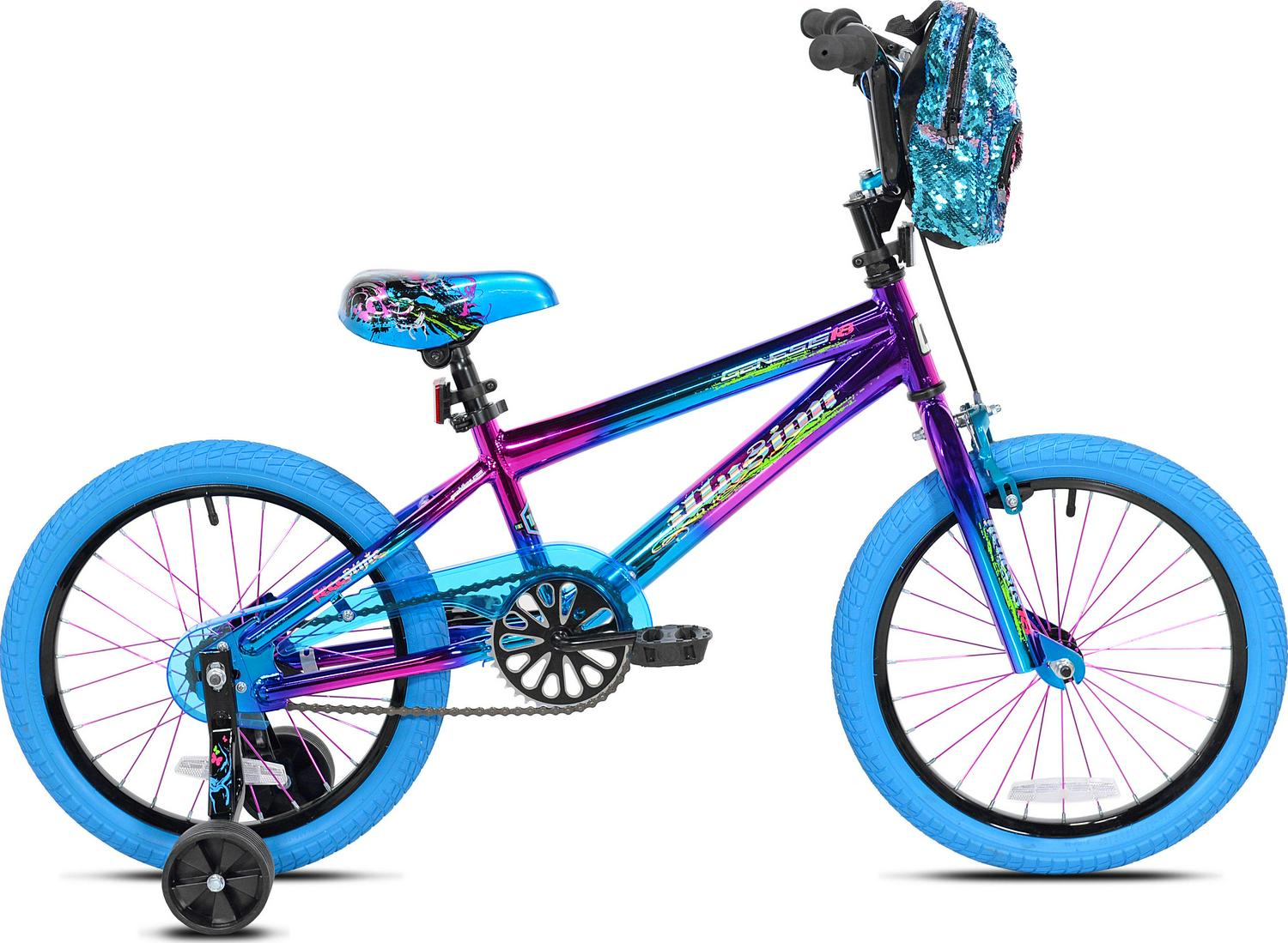 Genesis 18 Illusion Girl’s Bike, Blue/Purple