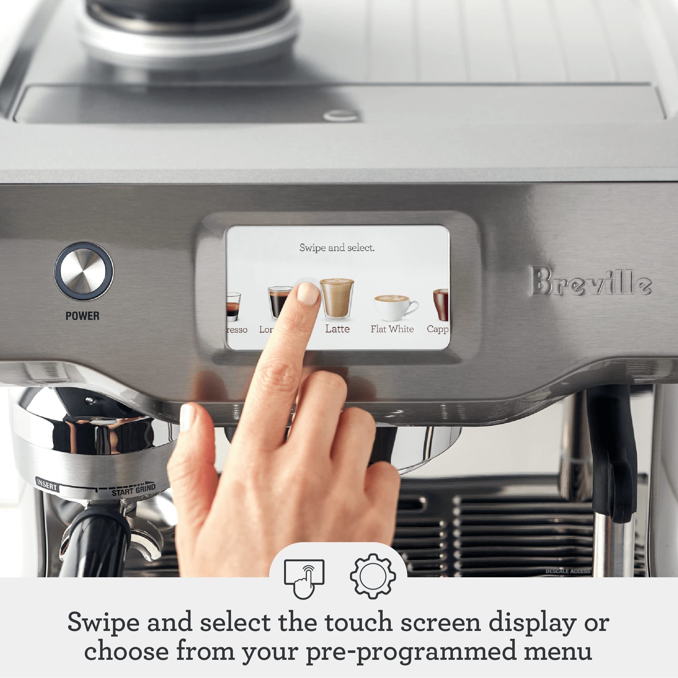 Breville BES990BSSUSC Automatic Espresso Machine