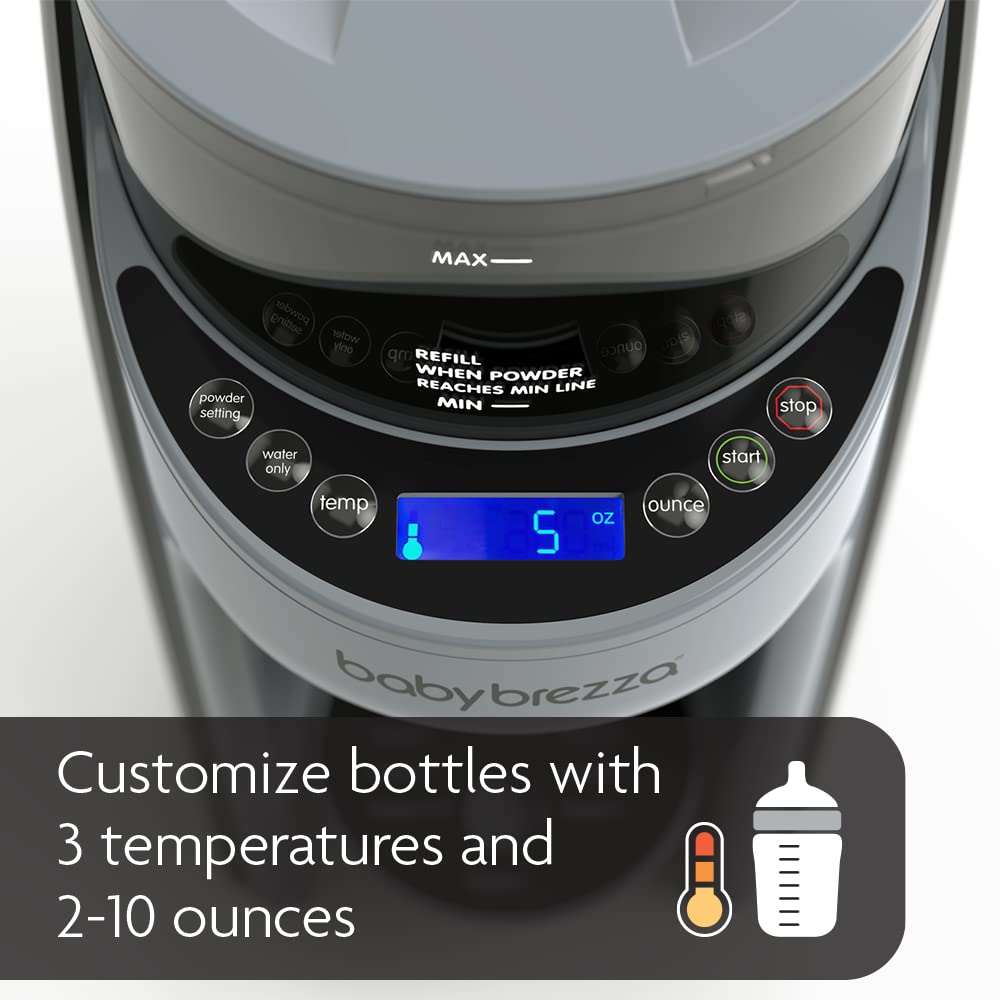 Baby Brezza Formula Pro Advanced Dispenser, Automatic Warm Formula Maker, BPA-Free, White