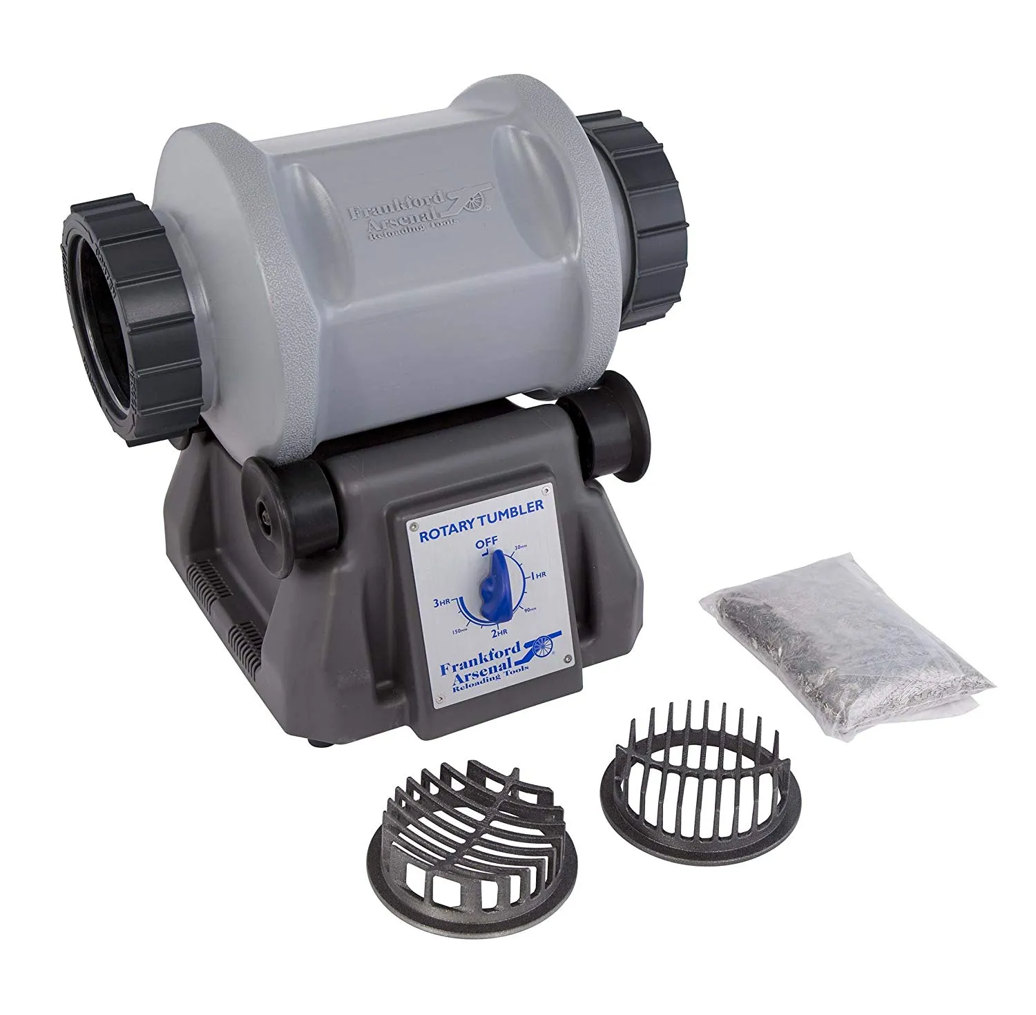 Frankford Arsenal Platinum Series 7L Rotary Tumbler with Media Separator for Brass Cleaning