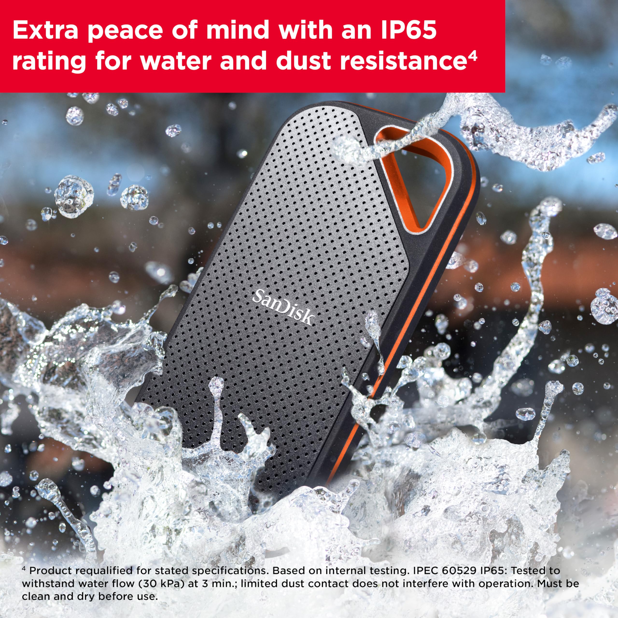 SanDisk 1TB Extreme PRO Portable SSD - Up to 2000MB/s