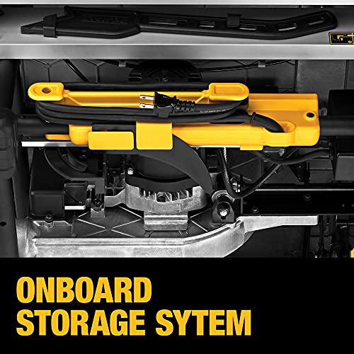 DEWALT 10 Inch Table Saw, 32-1/2 Inch Rip Capacity, 15 Amp Motor, With Rolling