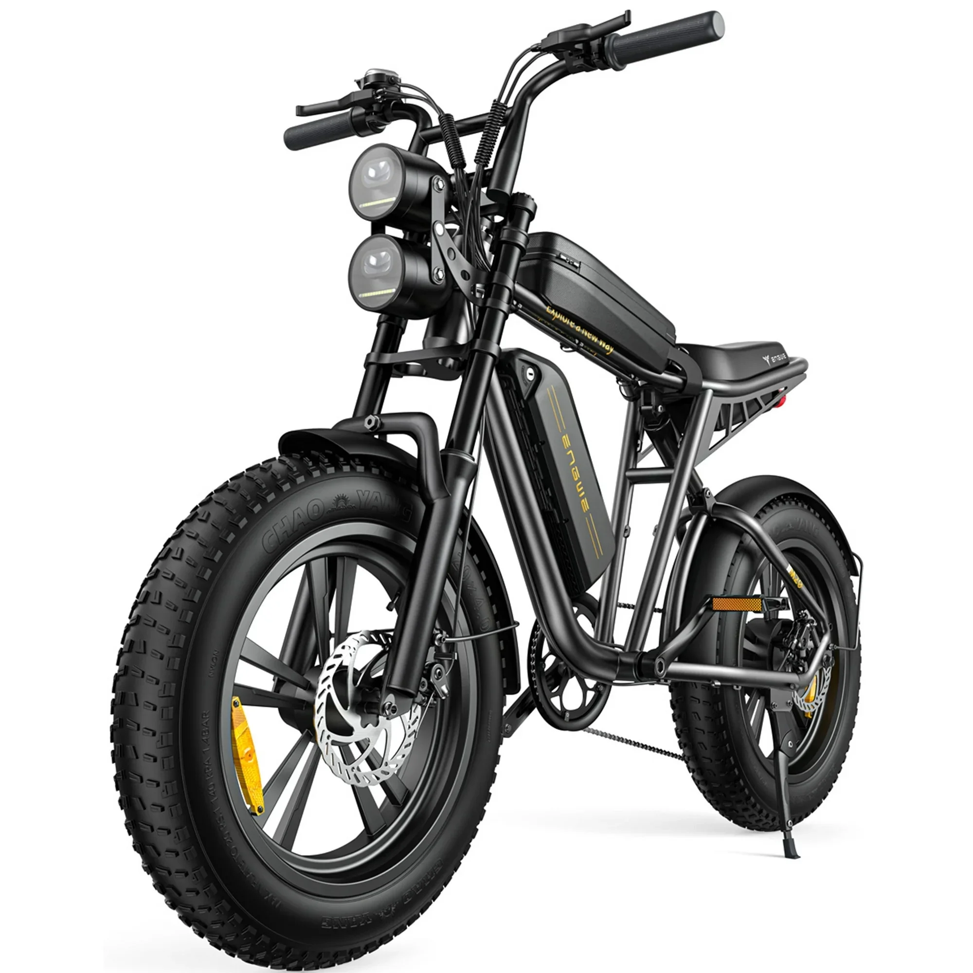 AKEZ Electric Bike for Adults - 1000W 28mph Moped Ebike with 48V 13A Removable Battery, Up to 94 Miles All Terrain Off Road E-Bike with 20*4.0