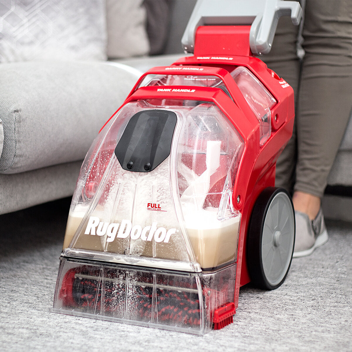 Rug Doctor Deep Carpet Cleaner with 2 x 1L Carpet Detergent  sgtnighsdesigns