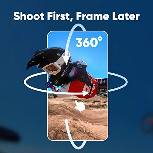 Insta360 X3 Motorcycle Kit- Waterproof 360 Action Camera with 1/2