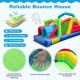 Inflatable Obstacle Course Bounce House with Dual Slides and Tunnels without Blower