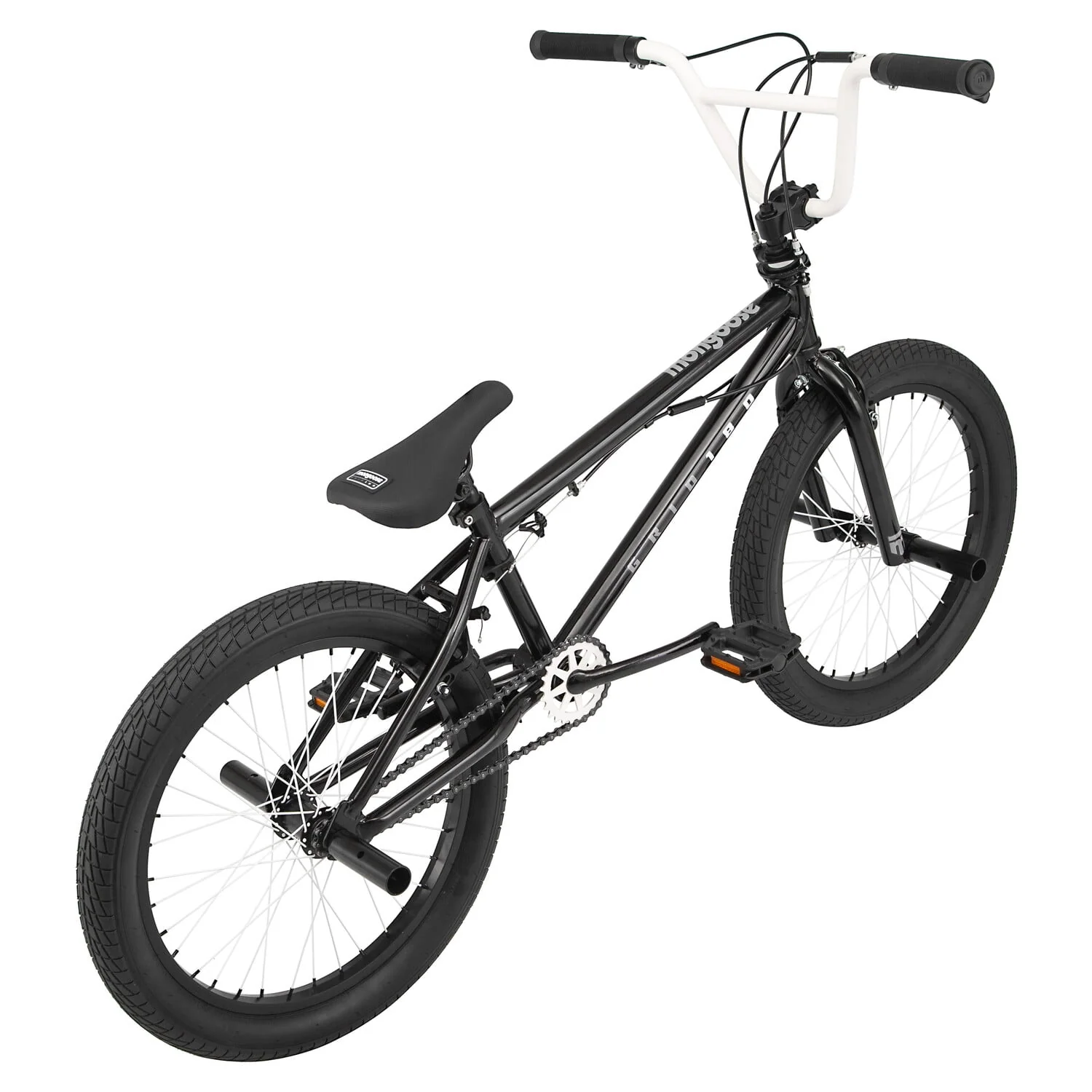 Mongoose Mongoose Grid 180 BMX Freestyle Bike, 20-Inch Wheels, Single Speed, Black