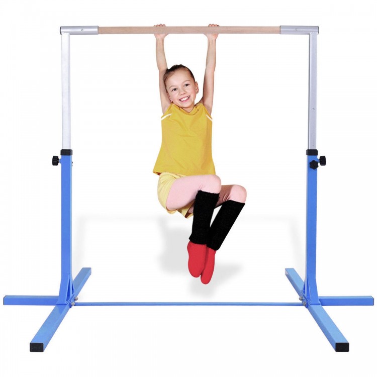 Adjustable Gymnastics Bar Horizontal Bar for Kids