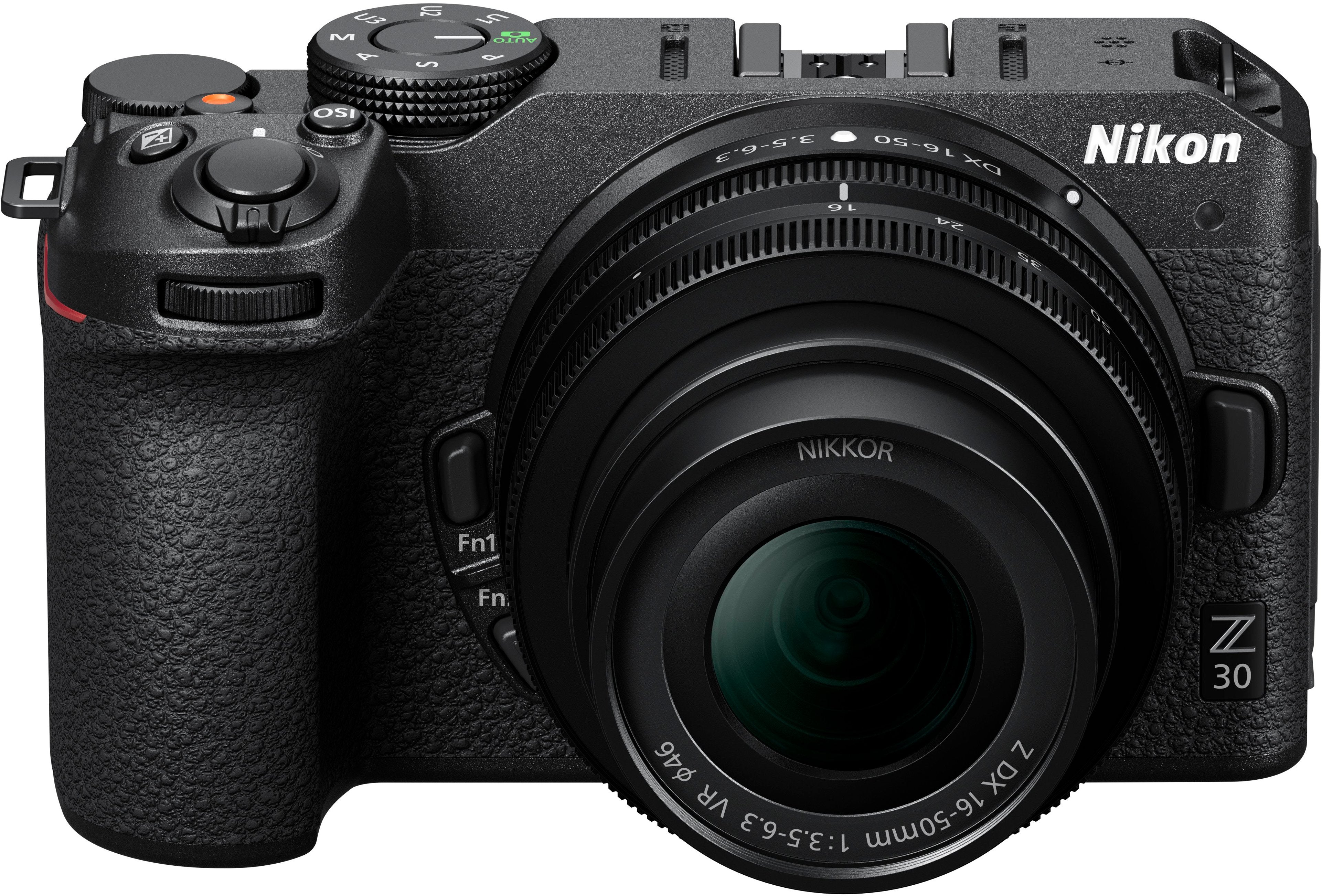 Nikon - Z 30 4K Mirrorless Camera with NIKKOR Z DX 16-50mm f/3.5-6.3 VR Lens - Black
