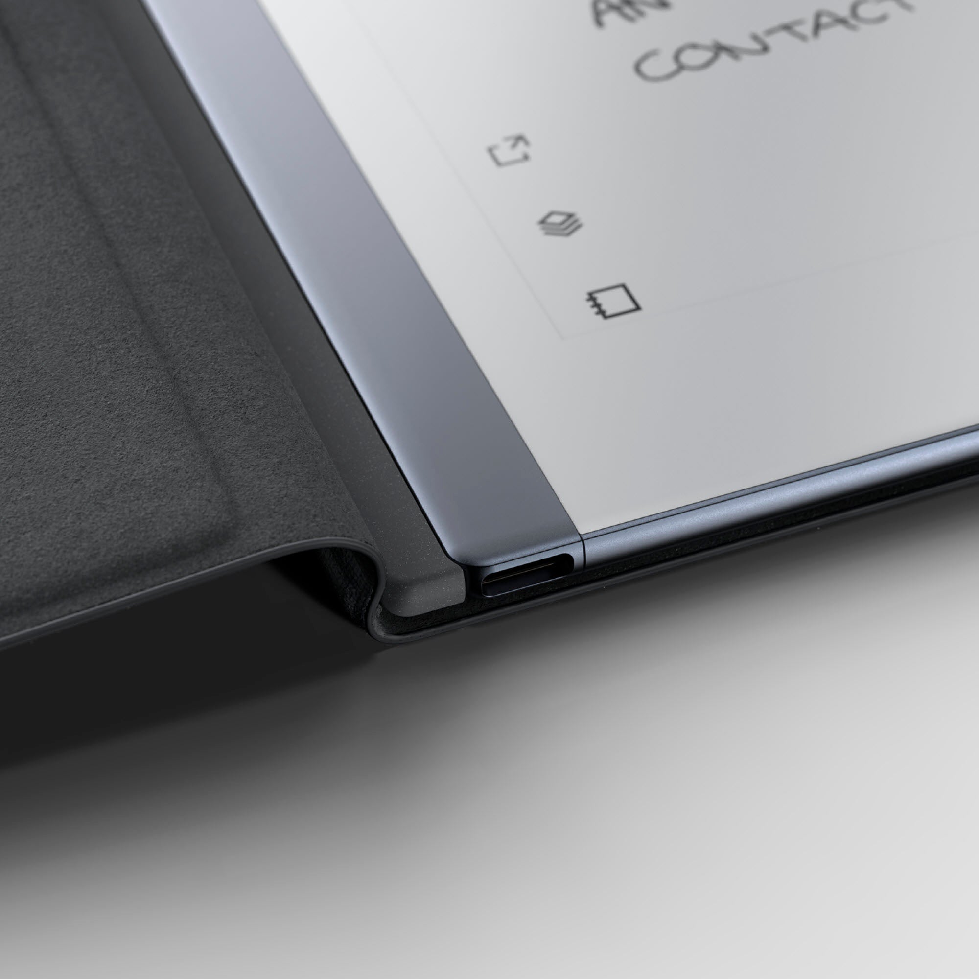 reMarkable 2 – 10.3” Paper Tablet with Marker Plus and Premium Leather Book Folio – Black