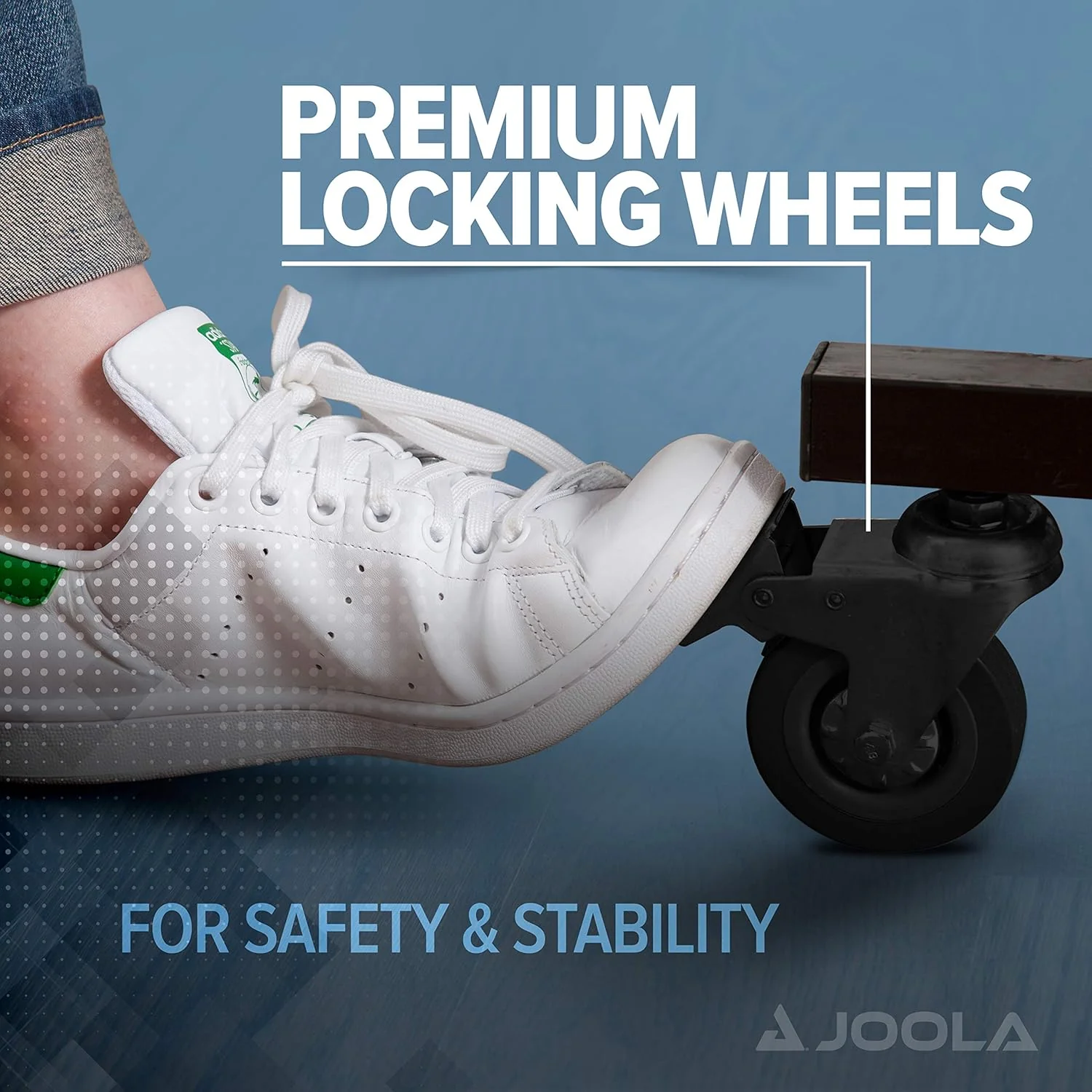 JOOLA Inside Professional MDF Indoor Ping Pong Table with Quick Clamp Table Tennis Net and Post Set - 10 Minute Easy Assembly - Tournament Quality - Foldable with Single Player Playback Mode