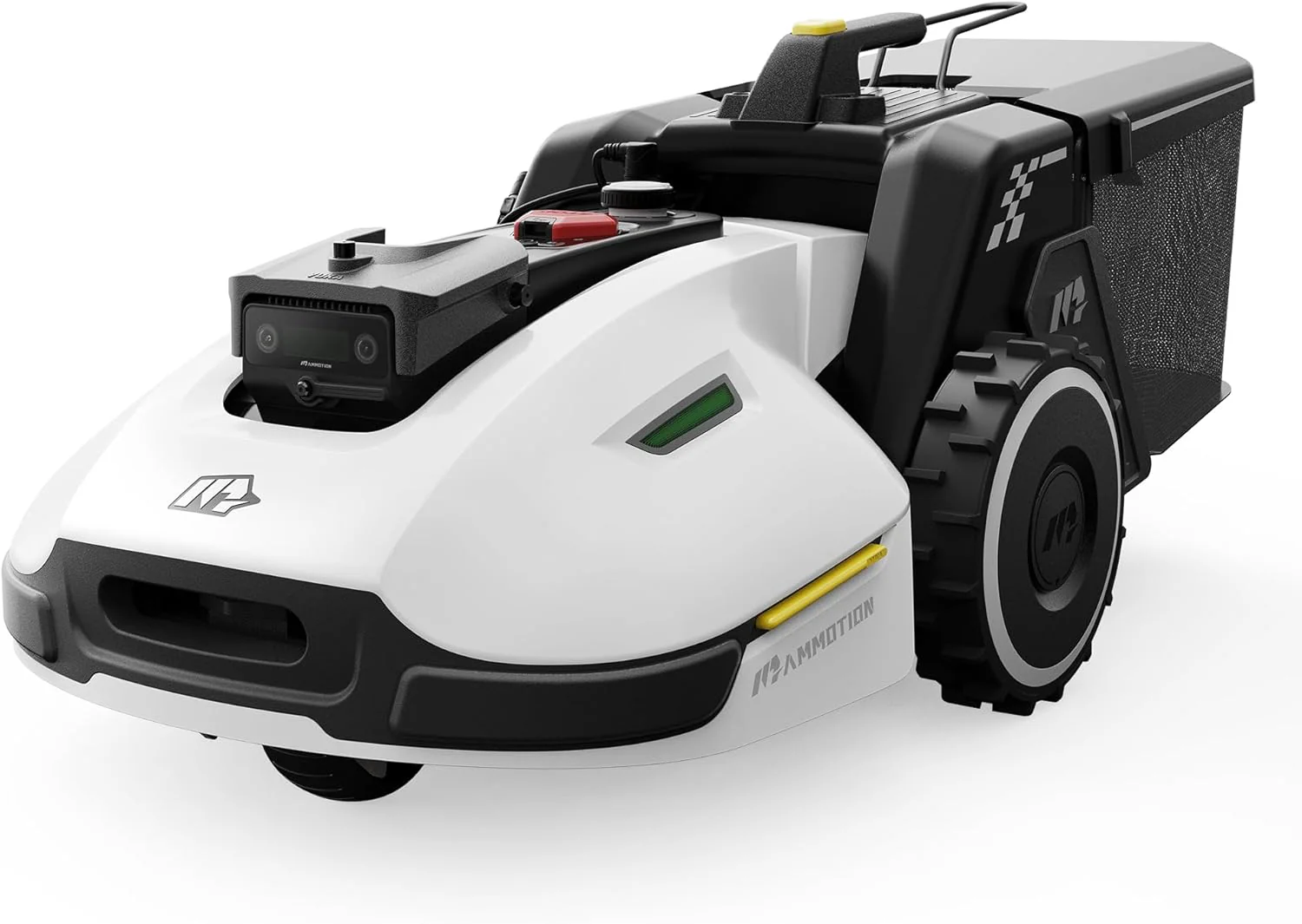 YUKA Mini 500H Robot Lawn Mower Reception 0.12 Acre, Max. 0.17 Acre, Ultrasense AI Vision+ RTK Positioning, Auto Mapping, App Control,45% Slope, Cutting Height 2''~3.5'', 3 Mowing Zones