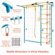 7 In 1 Kids Indoor Gym Playground Swedish Wall Ladder for Solid Wall