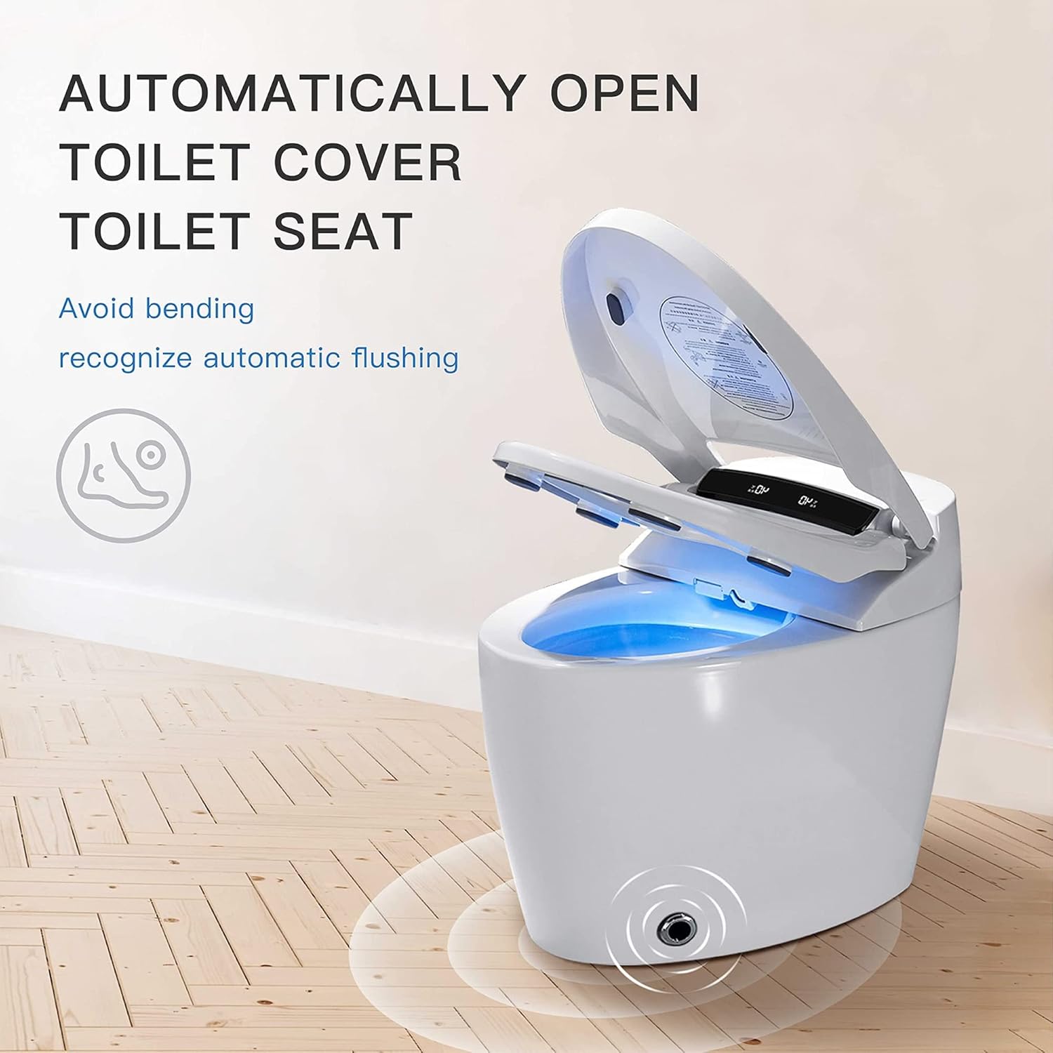 XEK Smart Toilet, One Piece Bidet Toilet for Bathrooms