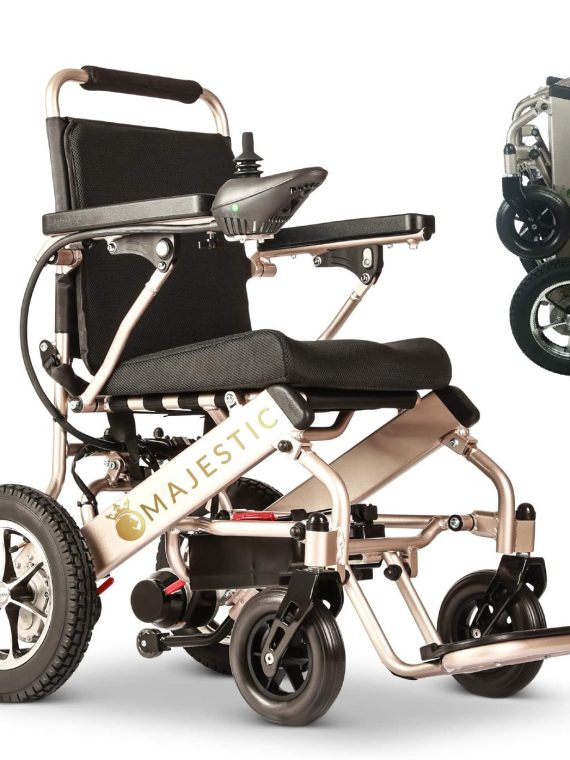 2020 Model Wide Seats Fold & Travel Lightweight Wheelchair Motor Motorized Wheelchairs Electric Silla De Ruedas Power Wheelchair Power Scooter Aviation Travel Safe Heavy Duty Mobility Aids Chair