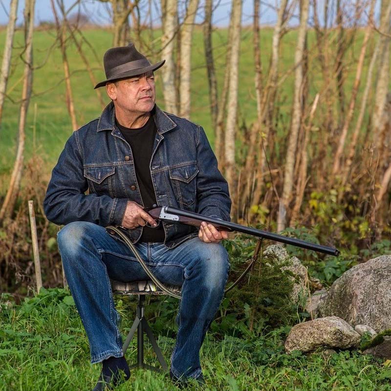 360° Camo Swivel Hunting Chair for Outdoor Activities, Height Adjustable Tripod Blind Stool Chair with Detachable Backrest, Padded seat