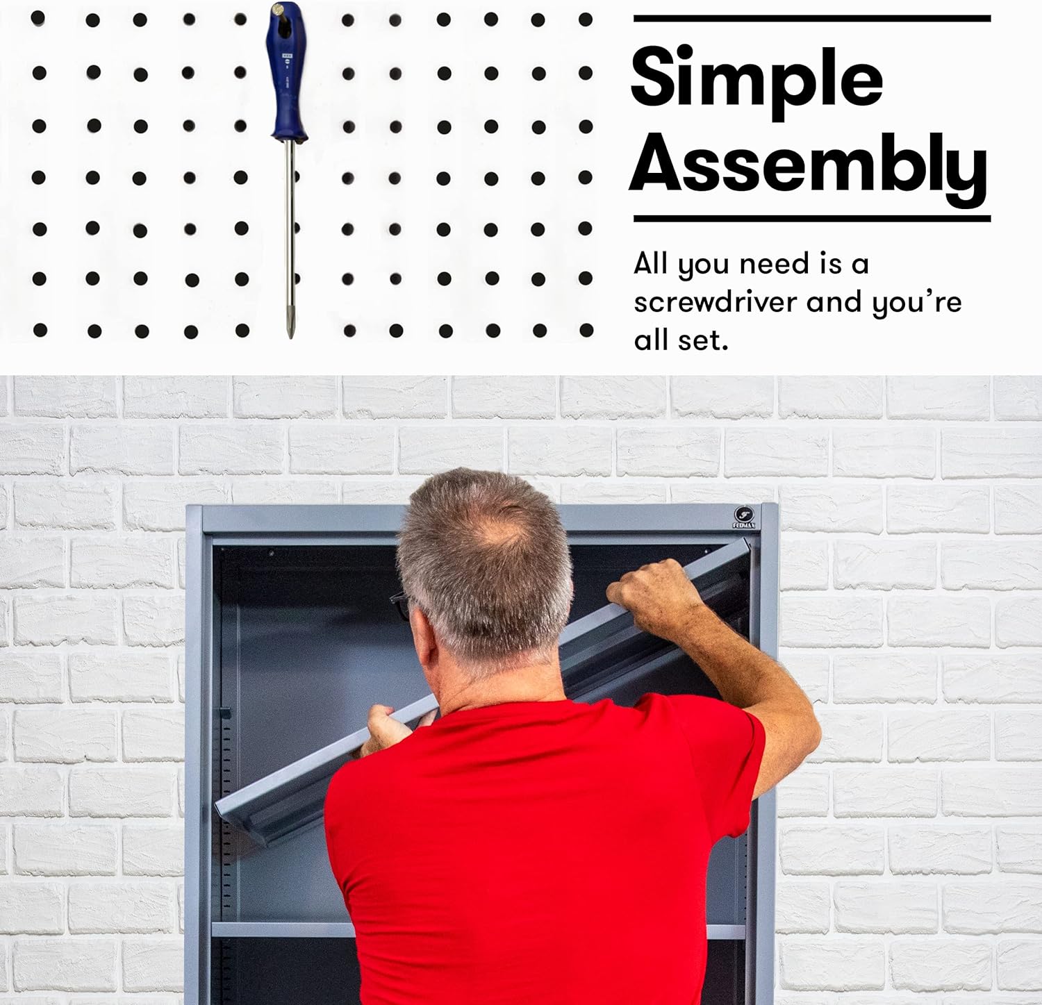 Heavy Duty Metal Garage Locker - 71 