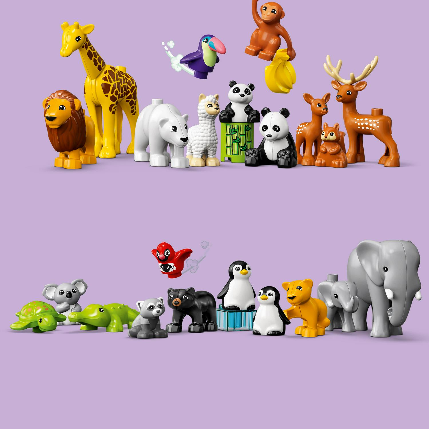 DUPLO Wild Animals of the World 10975 Building Toy Set (142 Pieces)