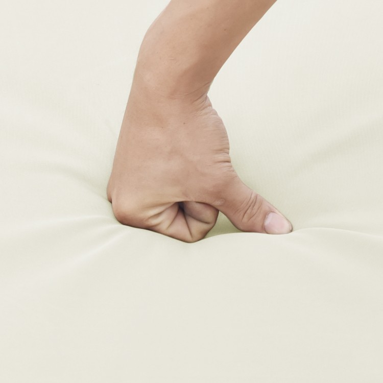 5 Pieces Patio Rattan Furniture with 2 Ottomans and Tempered Glass Coffee Table