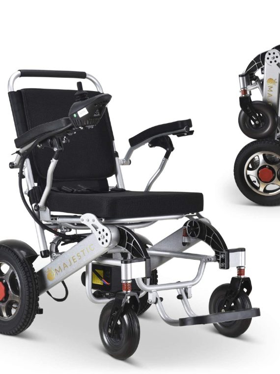 2020 Model Wide Seats Fold & Travel Lightweight Wheelchair Motor Motorized Wheelchairs Electric Silla De Ruedas Power Wheelchair Power Scooter Aviation Travel Safe Heavy Duty Mobility Aids Chair