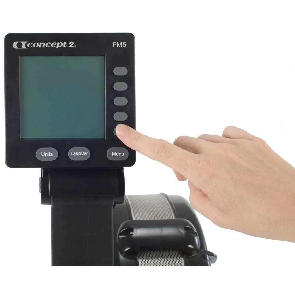 Concept2 Model D Indoor Rowing Machine with PM5 Display Light - Gray