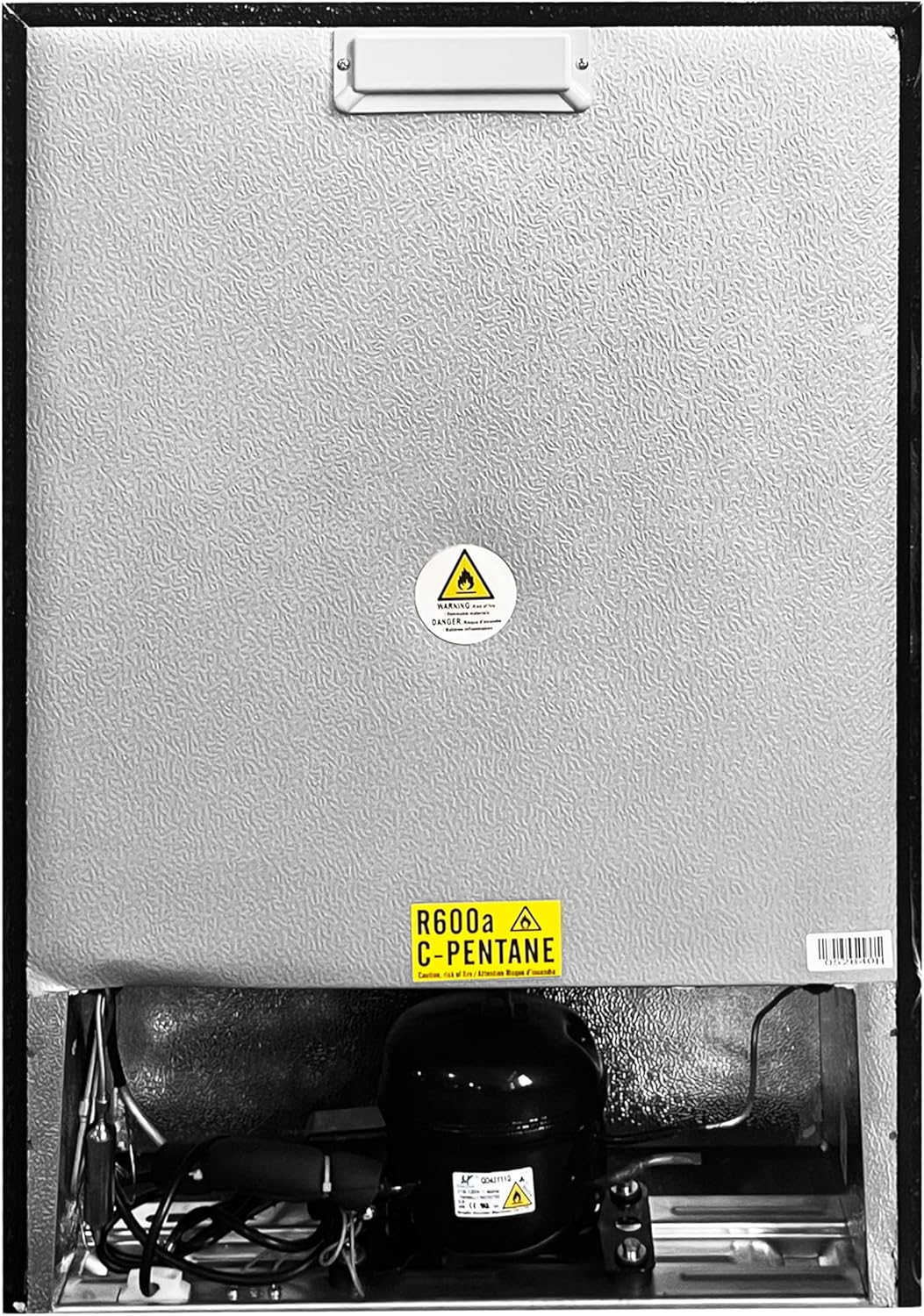 Frigidaire Upright Freezer, 6.5 cu. ft., Deep Freeze, Vinyl Coated Metal with Wire Shelving, Compact for Kitchen, RV, Dorm, Cabin, and Trailer, Platinum Design Series, Silver - 21D x 23W x 56H