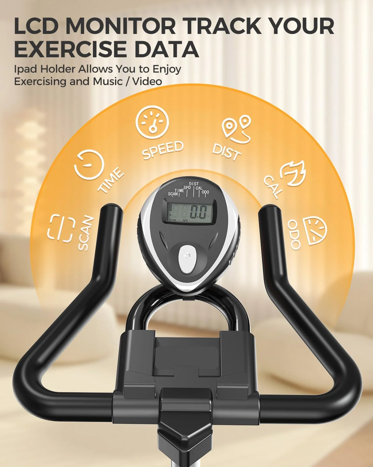 pooboo Exercise Bike, Adjustable Magnetic/Brake Pad Resistance Silent Belt Drive, Indoor Cycling Bike for Home Cardio, Fitness Stationary Bike with 350lbs/300lbs Weight Capacity &Upgraded Version Seat