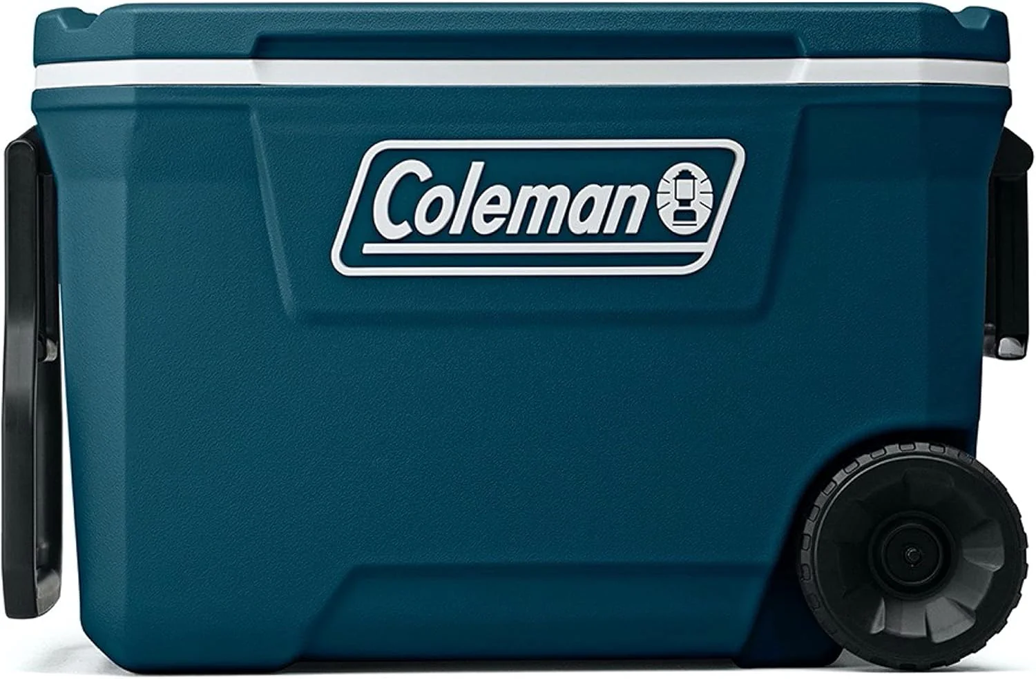 Coleman Classic Series Insulated Portable Wheeled Cooler, Leak-Resistant Outdoor Hard Cooler Keeps Ice up to 5 Days, 100-Quart