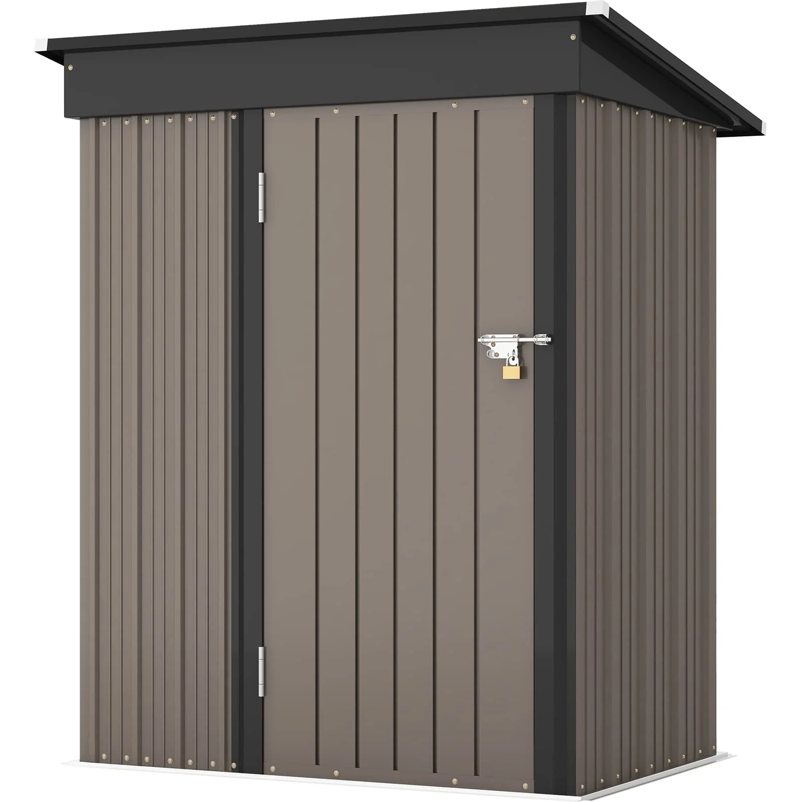Patiowell 5x3 FT Outdoor Storage Shed for Backyard Garden Patio Lawn
