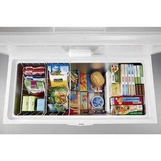 Whirlpool 16-cu ft Convertible Chest Freezer to Refrigerator with Baskets - White | WZC5116LW